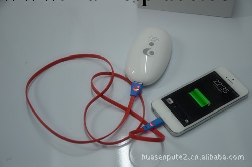 蘋果5發光笑臉數據線　蘋果5面條數據線　發光充電線　手機數據線工廠,批發,進口,代購