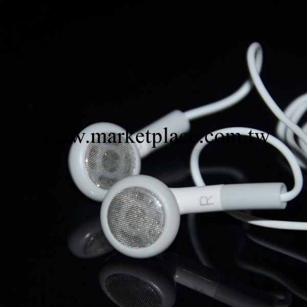 紅板IPhone 4S手機專用線控耳機無麥克風3.5mm仿原裝可音量調節工廠,批發,進口,代購