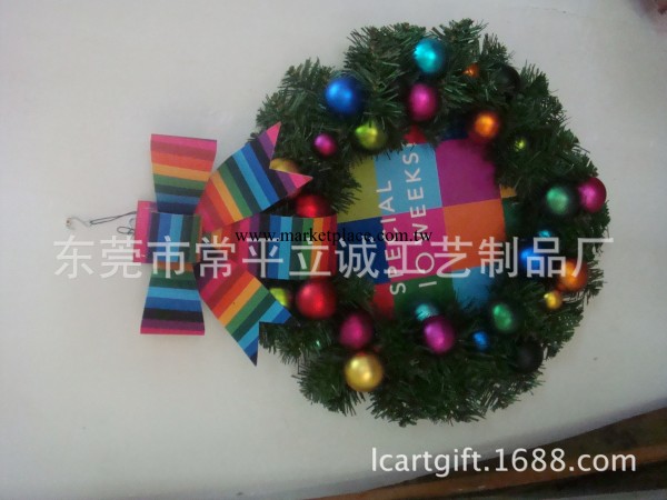 節慶日大型場地裝飾品 聖誕花圈 工藝品 現貨 價格優惠工廠,批發,進口,代購