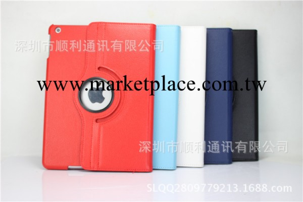 蘋果ipad5荔枝紋旋轉保護皮套 蘋果保護殼支架 ipad AIR三檔商務工廠,批發,進口,代購