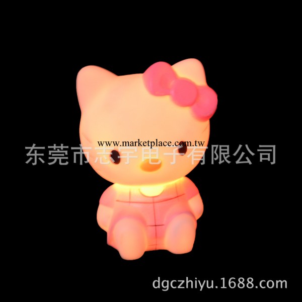 2013新款HELLO KITTY LED七彩發光玩具，適合傢居送禮，長期供應工廠,批發,進口,代購