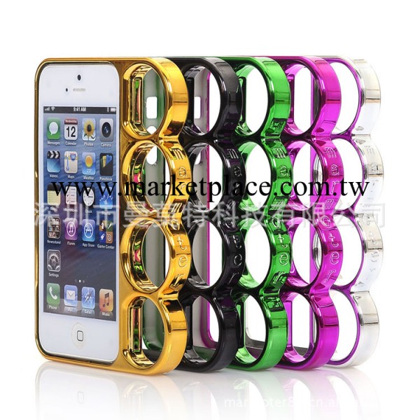 拳王Knuckle Case指環手機殼 蘋果5四指扣環外殼 iPhone5保護套工廠,批發,進口,代購