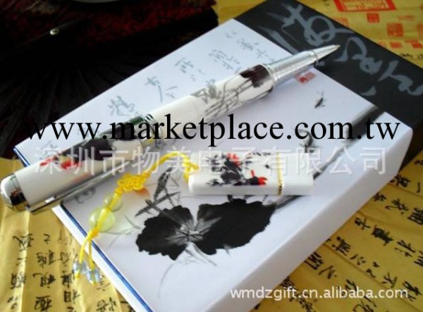 大量供應青花瓷套裝 陶瓷u盤 可做LOGO 中國風隨身碟工廠,批發,進口,代購