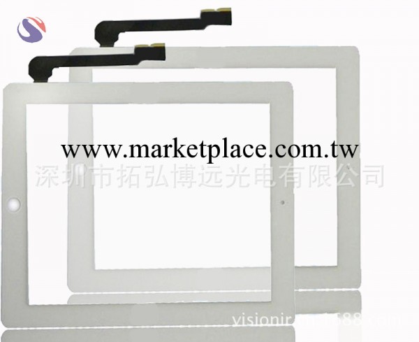 新款上市 全新原裝ipad3  白色TP  ipad3 白色觸摸屏工廠,批發,進口,代購