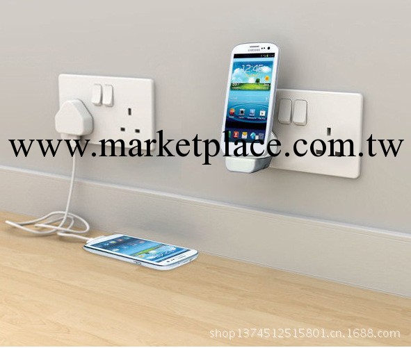 蘋果iPhone 5 idock充電器 迷你墻充 灰色工廠,批發,進口,代購