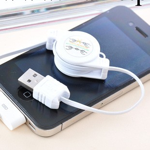 B257 創意旅行攜帶 蘋果數據線 伸縮 便攜式 iphone數據線充電線工廠,批發,進口,代購