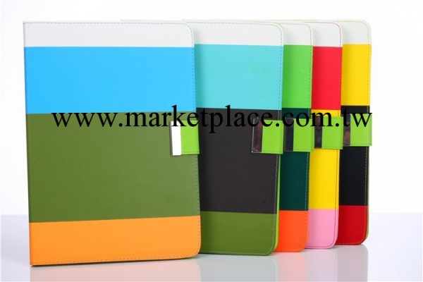 蘋果IPAD AIR  ipad5 畫系列彩虹皮套 ipad air撞色保護皮套殼工廠,批發,進口,代購