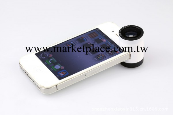 iphone4/4s專用三合一手機鏡頭 上帝之眼魚眼廣角微距 蘋果配件工廠,批發,進口,代購