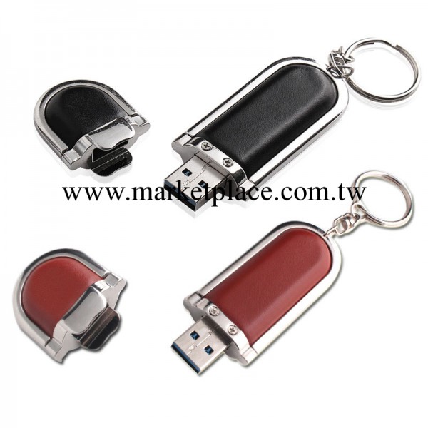 USB3.0高速隨身碟32G 8G 16G 不銹鋼真皮創意禮品隨身碟工廠,批發,進口,代購