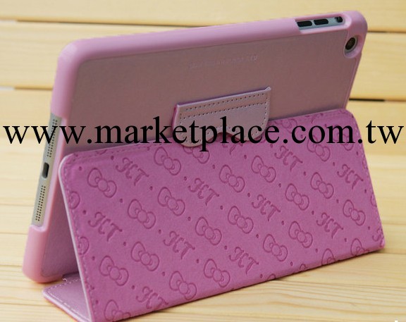 Hello Kitty系列iPad Mini 皮套 KT凱蒂貓 蘋果迷你二折背撐支架工廠,批發,進口,代購
