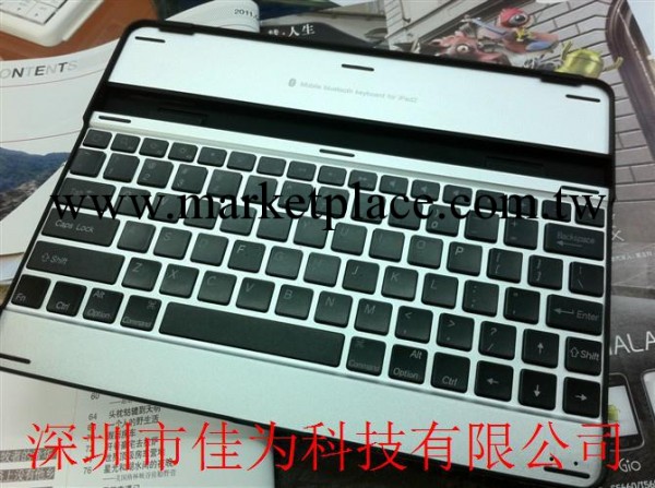 廠傢供應 iPad2 3 4 鋁合金藍牙無線鍵盤 蘋果移動鍵盤工廠,批發,進口,代購