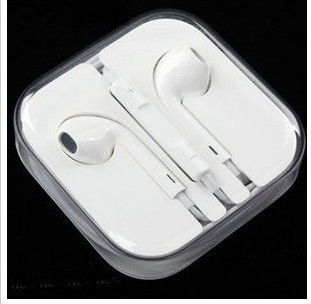 蘋果耳機線控耳機 iphone5耳機 Apple EarPods 配水晶盒 蘋果耳機工廠,批發,進口,代購