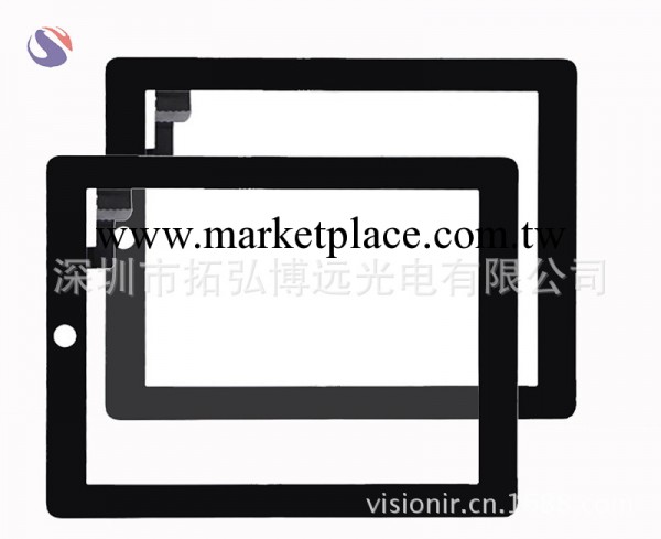 新款上市 全新原裝ipad2  黑色TP  ipad2 黑色觸摸屏工廠,批發,進口,代購
