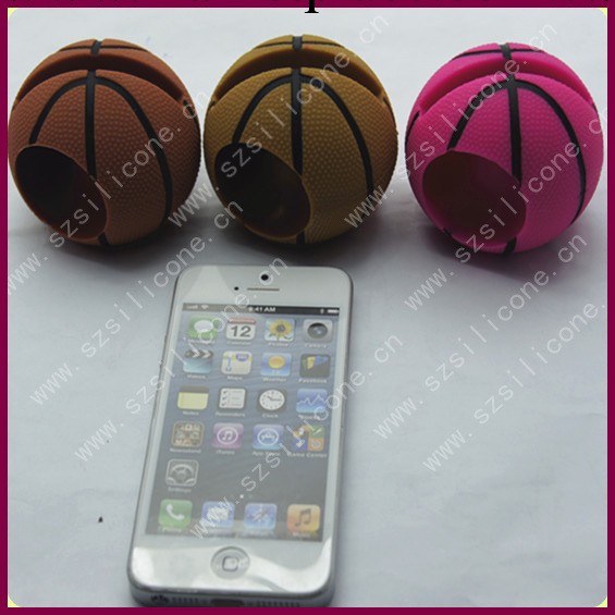 工廠供應 蘋果iphone4矽膠底坐 4S擴音喇叭 足球喇叭工廠,批發,進口,代購