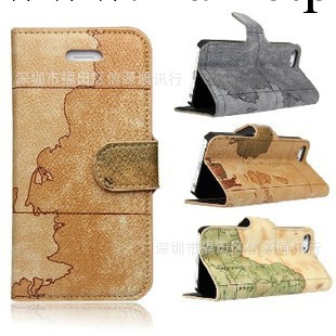 航海地圖iphone4S皮套IPHONE5保護套 手機殼  左右翻 蘋果5手機殼工廠,批發,進口,代購