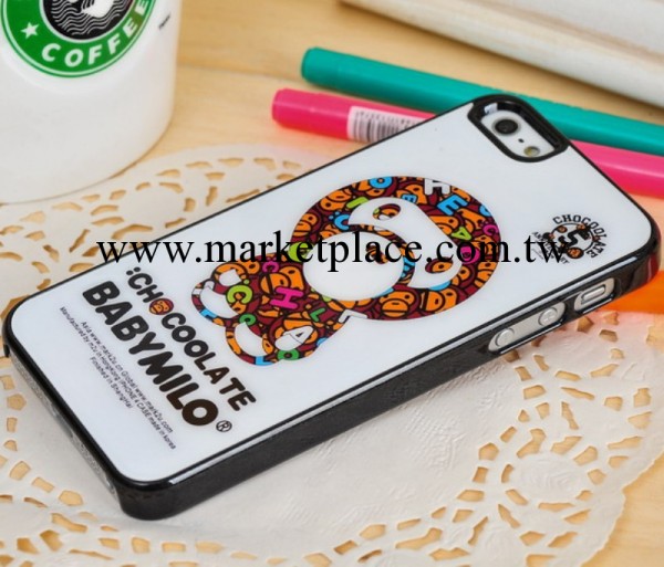 大嘴猴手機殼 蘋果外殼 iphone4s 5 潮牌卡通 milo猴子防刮保護套工廠,批發,進口,代購