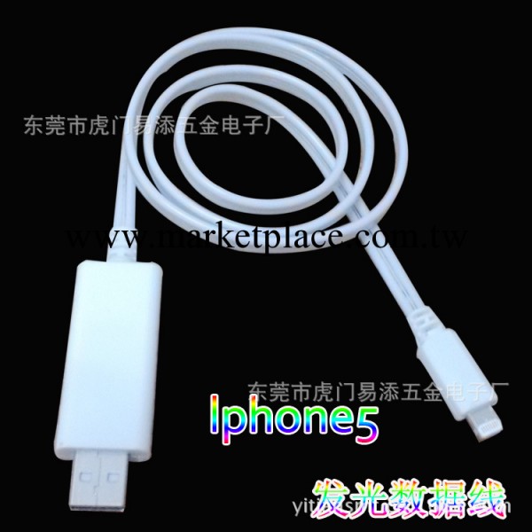 iphone5流光線 發光線 追光線 轉接線 蘋果手機專用配件 安全環保工廠,批發,進口,代購