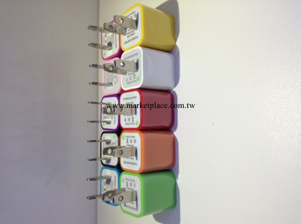 蘋果手機USB充電器 iphone4s蘋果4充電器 綠點萬能充電器足1A工廠,批發,進口,代購