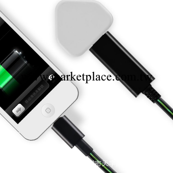 新款 蘋果iPhone5發光線iPhone5數據線5代發光數據線冷光線工廠,批發,進口,代購