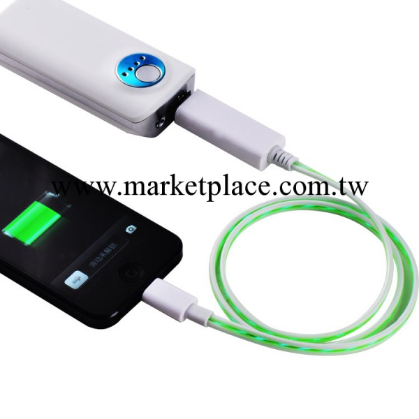 iphone5發光線 發光數據線 EL冷光線 蘋果發光線蘋果數據線廠傢工廠,批發,進口,代購