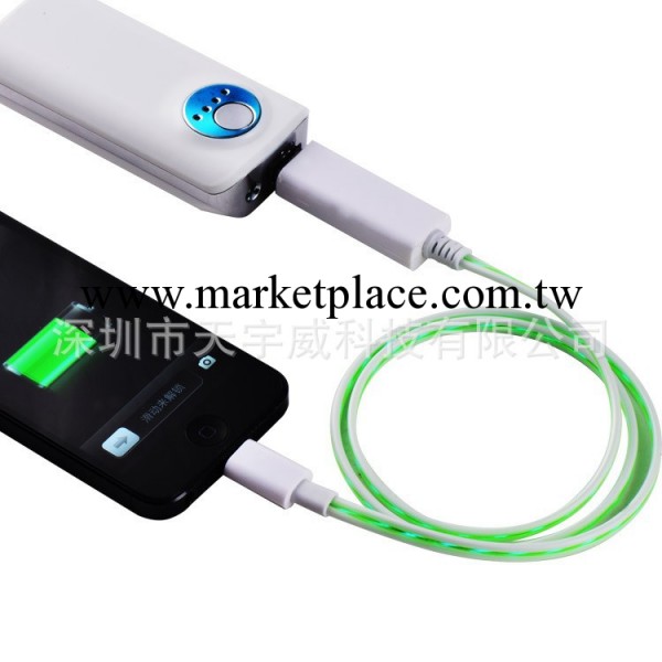 蘋果5發光數據線|iPhone5發光線 充電發光線|LED冷光線 廠價直銷工廠,批發,進口,代購
