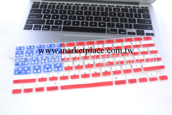 MAC美國國旗鍵盤膜 蘋果彩色膜13/15/17pro 13/15retina 13air工廠,批發,進口,代購