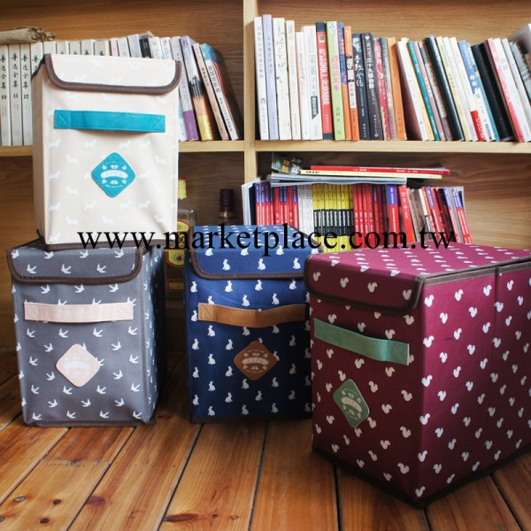 韓國文具 MH13-267原味大收納盒/收納箱/收納用具2140工廠,批發,進口,代購