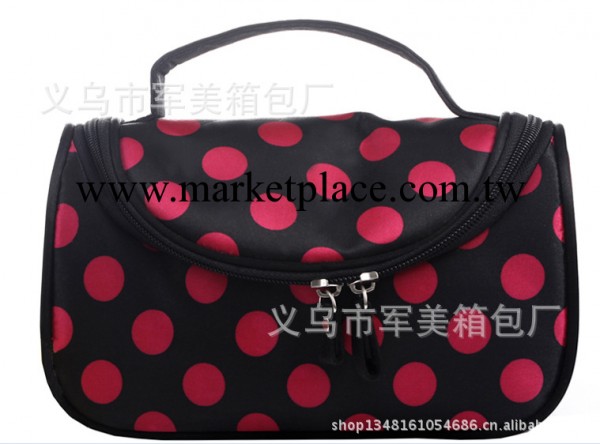 廠傢專業生產韓國可愛大圓點手提化妝包 旅行必備收納包工廠,批發,進口,代購