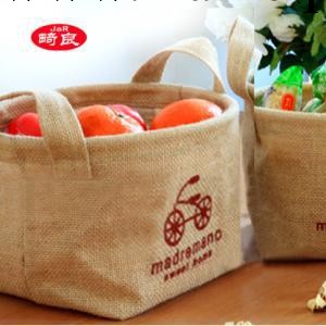 畸良zakka 韓國麻佈收納籃麻質 日式傢居雜貨 大號 收納袋雜物C工廠,批發,進口,代購