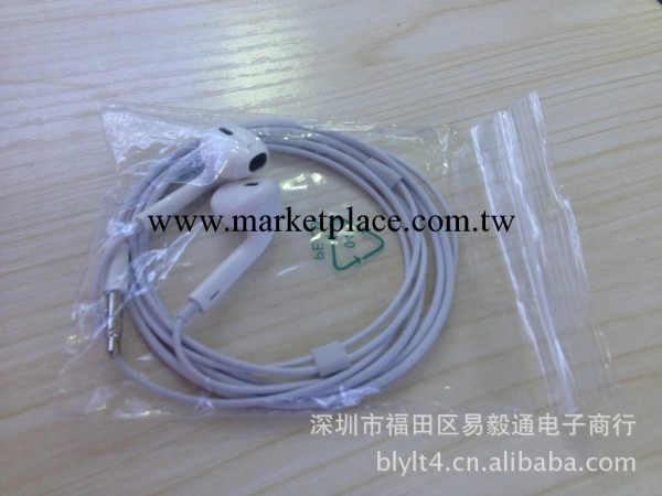 蘋果5 iphone5耳機 EarPods耳機 蘋果5不帶線控耳機 不帶麥克風工廠,批發,進口,代購