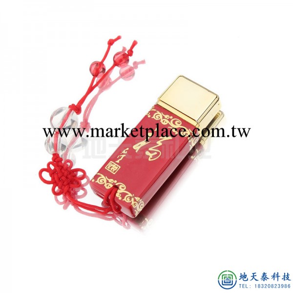 紅瓷隨身碟 中國紅喜慶禮品 商務禮品 個性優盤 女士禮品 定制LOGO工廠,批發,進口,代購