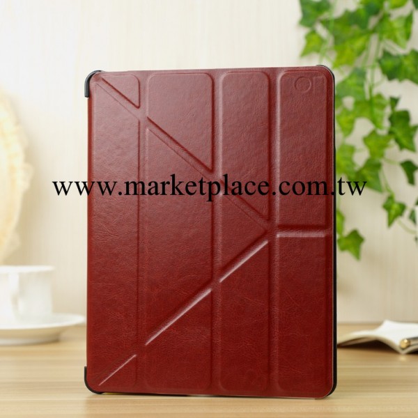 蘋果IPAD air   ipad 5 瘋馬紋變形金剛多功能支架休眠保護皮套工廠,批發,進口,代購