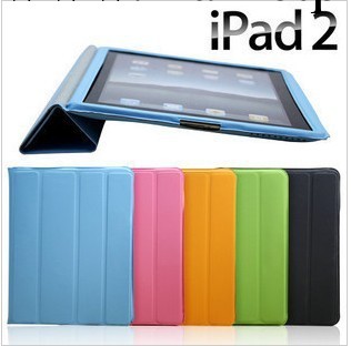 四折智能皮套2代超薄休眠支架保護殼New iPad 3 case批發・進口・工廠・代買・代購