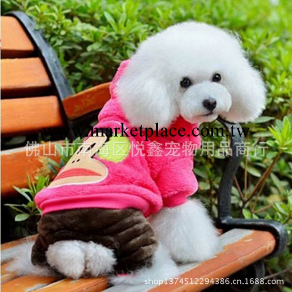 直銷批發大嘴猴寵物衣服 寵物服裝珊瑚絨狗仔衫 精美繡花服裝 3色工廠,批發,進口,代購