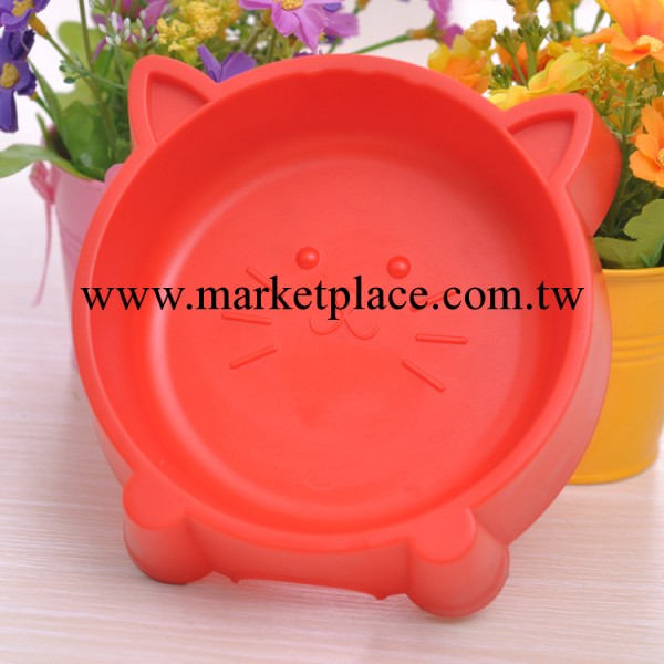 寵物用品 塑料貓咪外形可愛狗盆工廠,批發,進口,代購