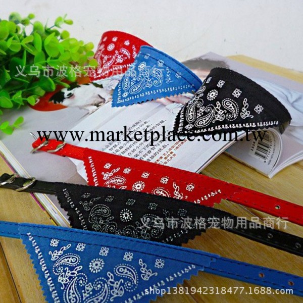 寵物飾品批發 優質PU寵物三角巾 狗狗圍巾/領巾/圍脖 1.0 現貨工廠,批發,進口,代購