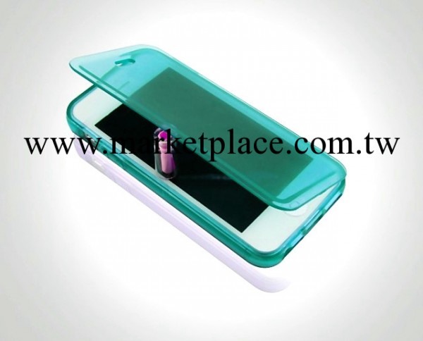 iphone5/5S 手機保護套 蘋果水晶透明TPU翻蓋皮套 左右翻透明皮套工廠,批發,進口,代購