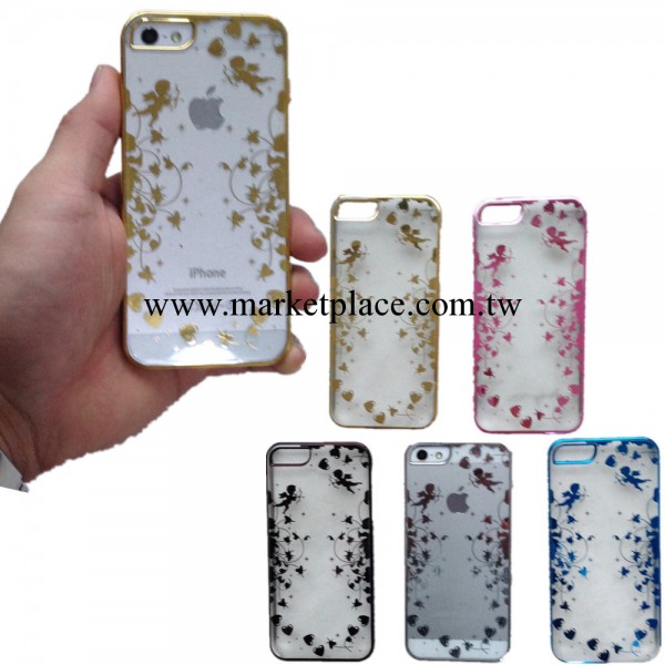 新款 蘋果五代創意手機殼 iphone5S鐳雕丘比特手機保護套廠傢批發工廠,批發,進口,代購