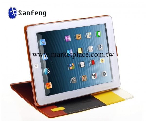 ipad帶支架彩色皮套 ipad插卡手機套 蘋果電腦9寸帶支架平板套工廠,批發,進口,代購