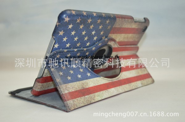 工廠批蘋果IPADMINI迷你復古國旗360旋轉保護套平板電腦皮套外殼工廠,批發,進口,代購