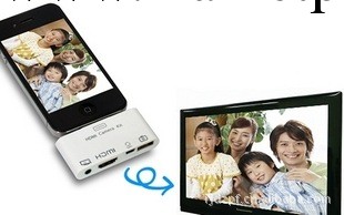 ipad四合一讀卡器 4合in1讀卡器一蘋果原裝IC+HDMI+AV輸出+充電工廠,批發,進口,代購