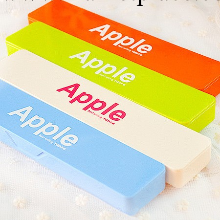 創意韓國文具 Apple糖果色收納盒 學生文具盒 收納筆盒批發・進口・工廠・代買・代購