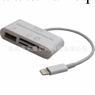 蘋果ipad4 mini ipad讀卡器 相機套件 SD TF 3合一讀卡器工廠,批發,進口,代購
