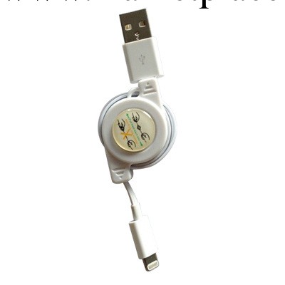 數據線廠傢供應蘋果iphone5 數據線 蘋果5充電線蘋果伸縮數工廠,批發,進口,代購