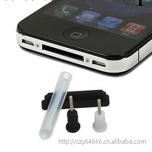蘋果4iphone4防塵塞 手機防塵塞，耳機數據口防塵塞，帶取卡針工廠,批發,進口,代購