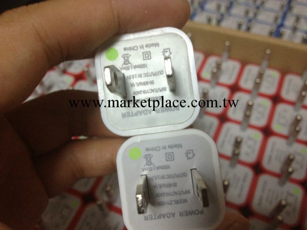 蘋果5充電器 綠點足1A小方充 旅充 5s充電頭 iphoen4/5充電頭工廠,批發,進口,代購