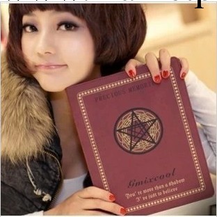 ipad2 ipad3 ipad4蘋果保護套 復古個性魔法書超薄休眠ipad皮套工廠,批發,進口,代購