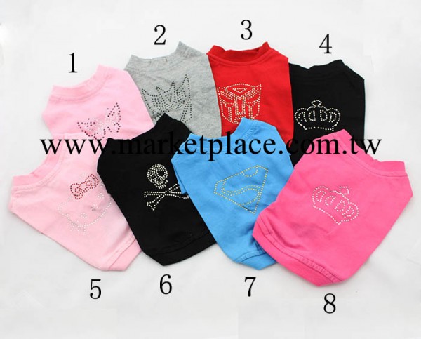 大量批發寵物服裝 小狗狗短袖/背心 寵物用品 現貨工廠,批發,進口,代購