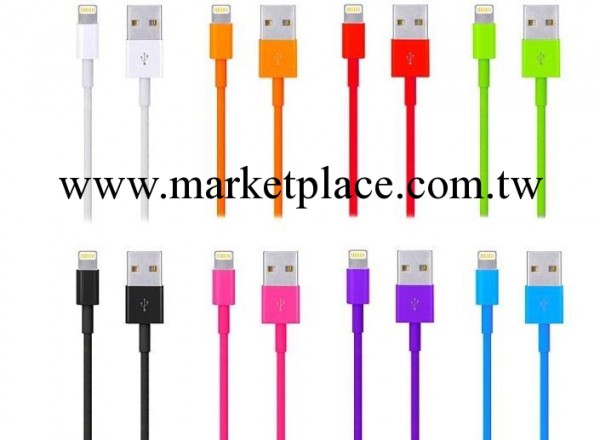 iphone5 彩色線 iphone5 數據線 i5數據線 蘋果5 數據線工廠,批發,進口,代購
