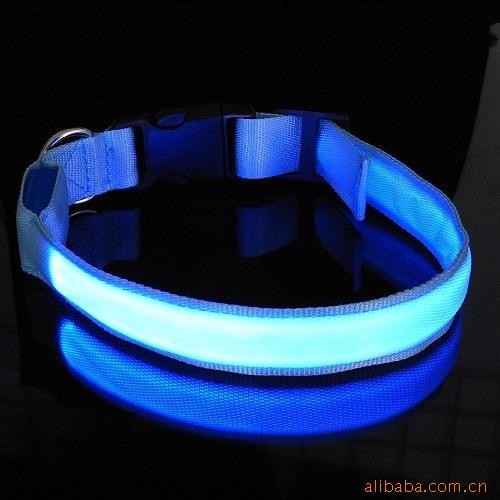 【廠傢直銷50條起批】LED光纖發光寵物帶寵物用品工廠,批發,進口,代購